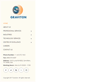 Tablet Screenshot of gravitonsolutions.com